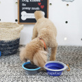 Bol de chiens en silicone pour animaux de compagnie alimentaire pour voyager